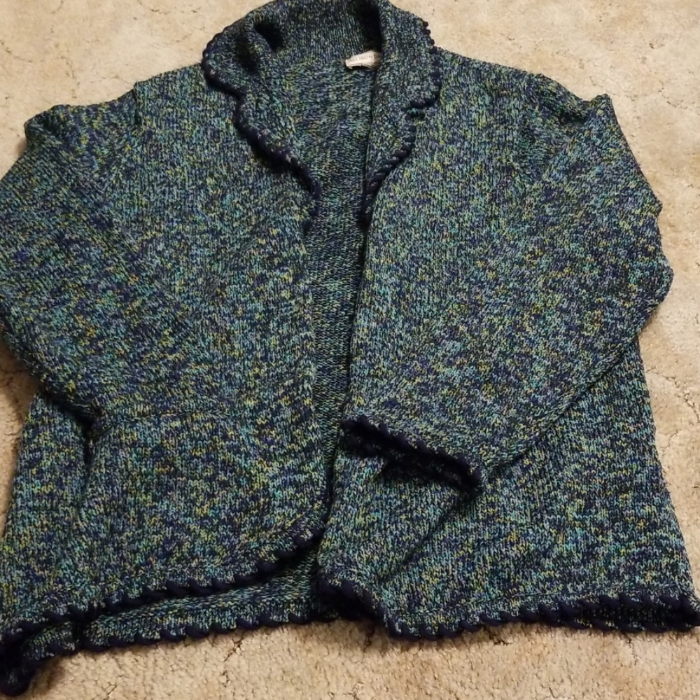 Multi Colored Sweater Cardigan